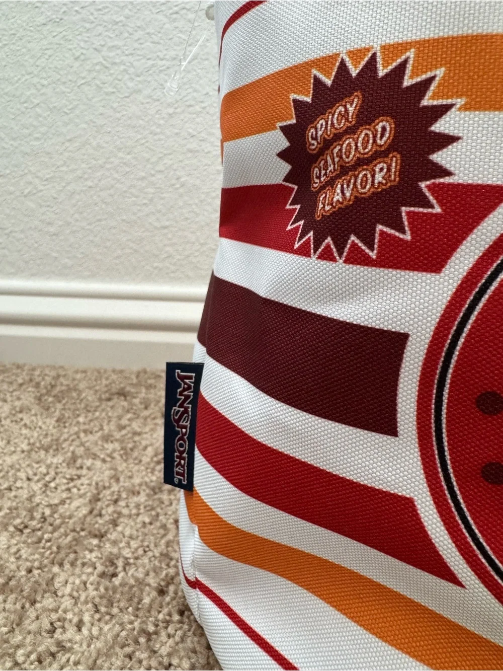 Jansport Cup of Noodle Ramen Collapsible Soft Cooler Lunch Box Tote NWT Rare